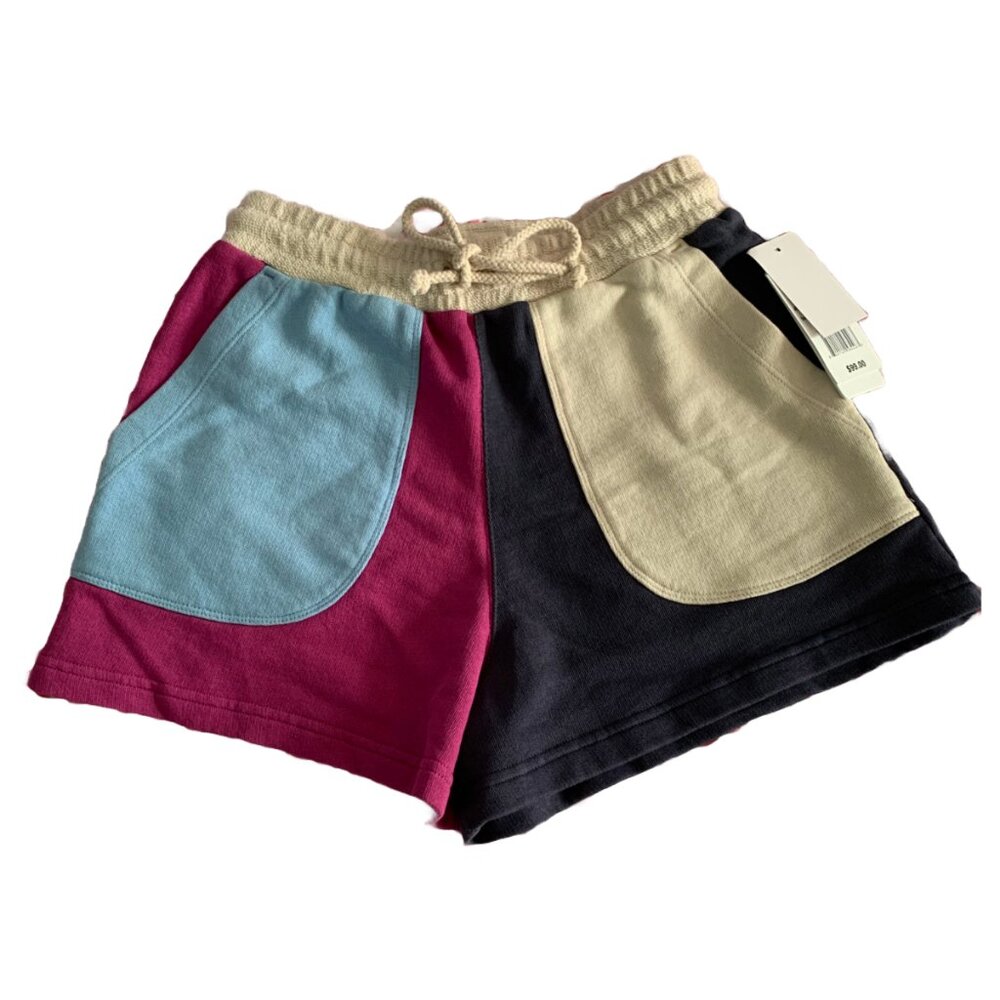 NWT L*SPACE Women's Slate Colorblock Don't Sweat It High Waisted Short Sz XS - Picture 5 of 7
